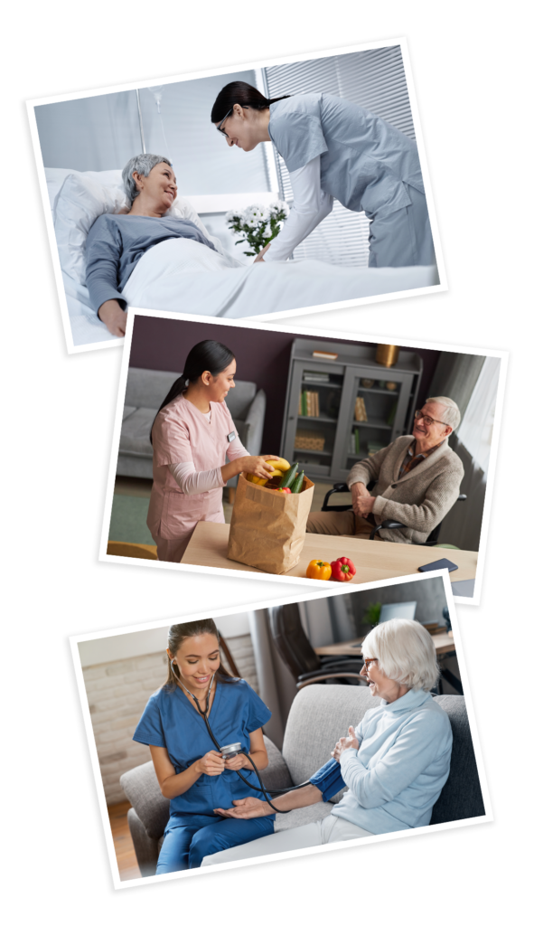 caregiving for seniors in hospital and at home