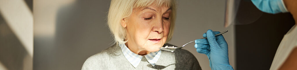 Address concerns of elderly not eating with compassionate solutions, prioritizing nutrition and overall well-being.